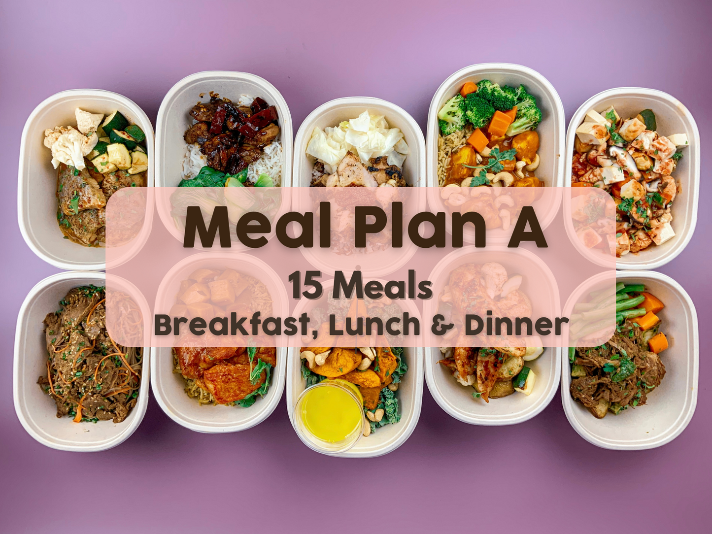 14th - 18th April Meal Plan A