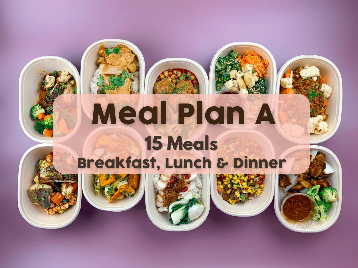 29th September - 3rd October Meal Plan A