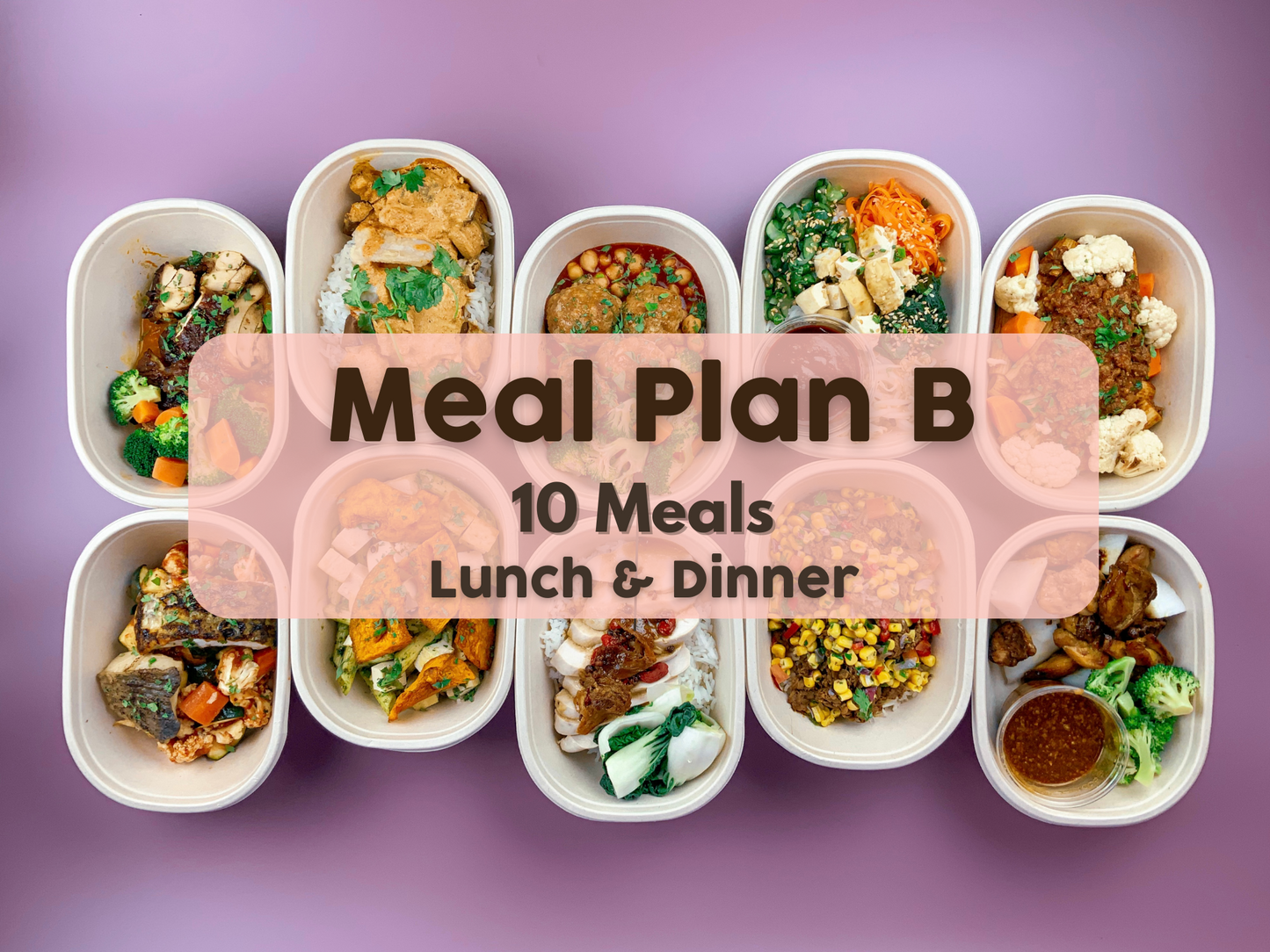 29th September - 3rd October Meal Plan B