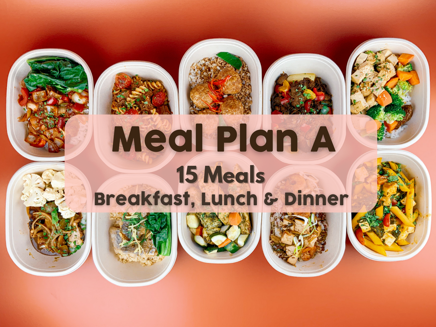 16th - 20th October Meal Plan A