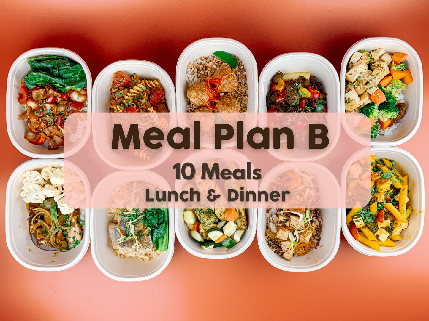 16th - 20th October Meal Plan B