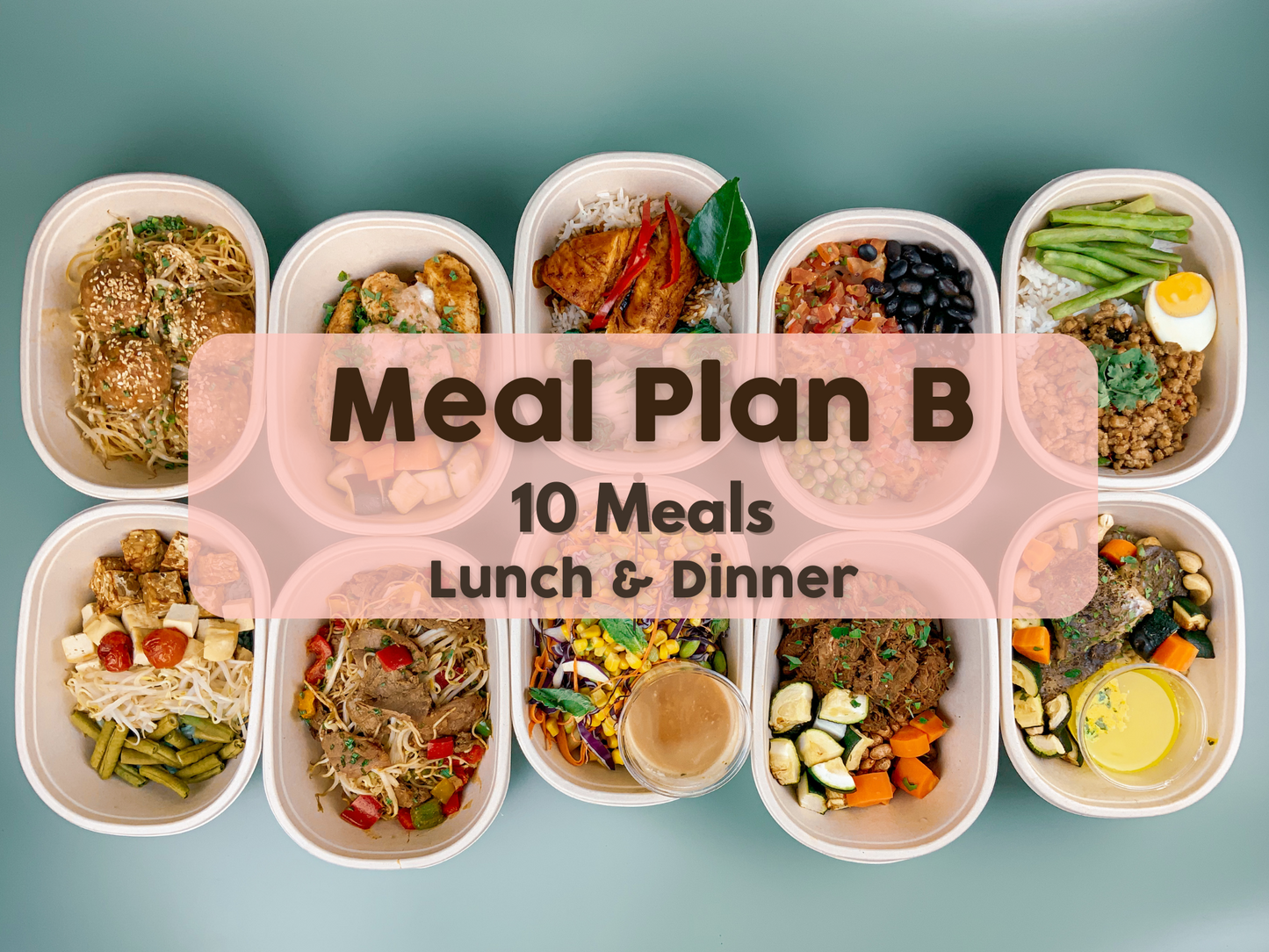 9th - 13th October Meal Plan B
